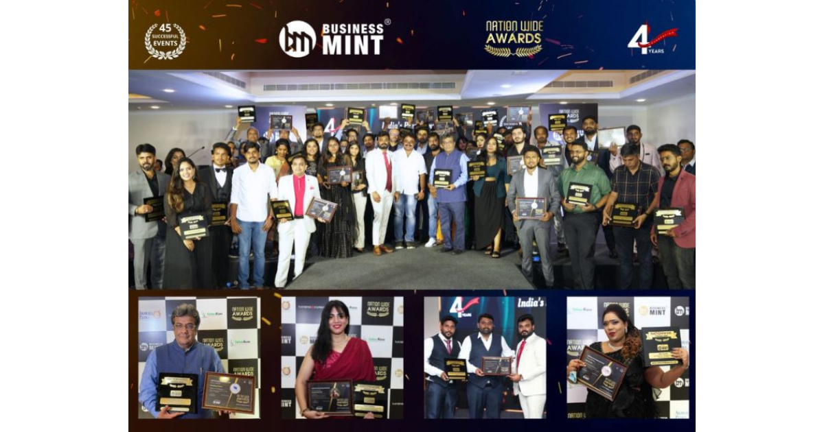 Chennai Welcomes Business Mint's Prestigious 45th Nationwide Awards Event